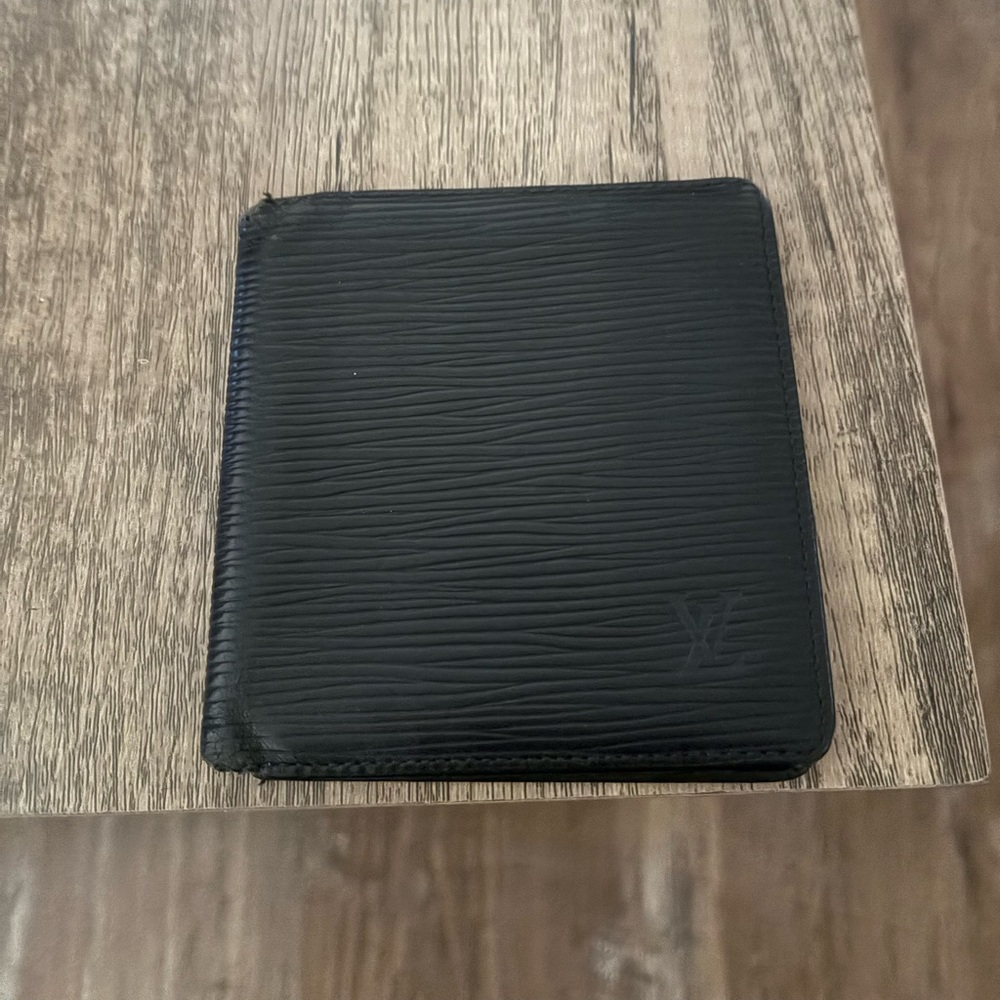 Louis Vuitton Black Epi Leather Wallet